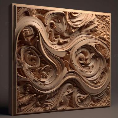 Patterns and decorations stl dimension 2 3d model